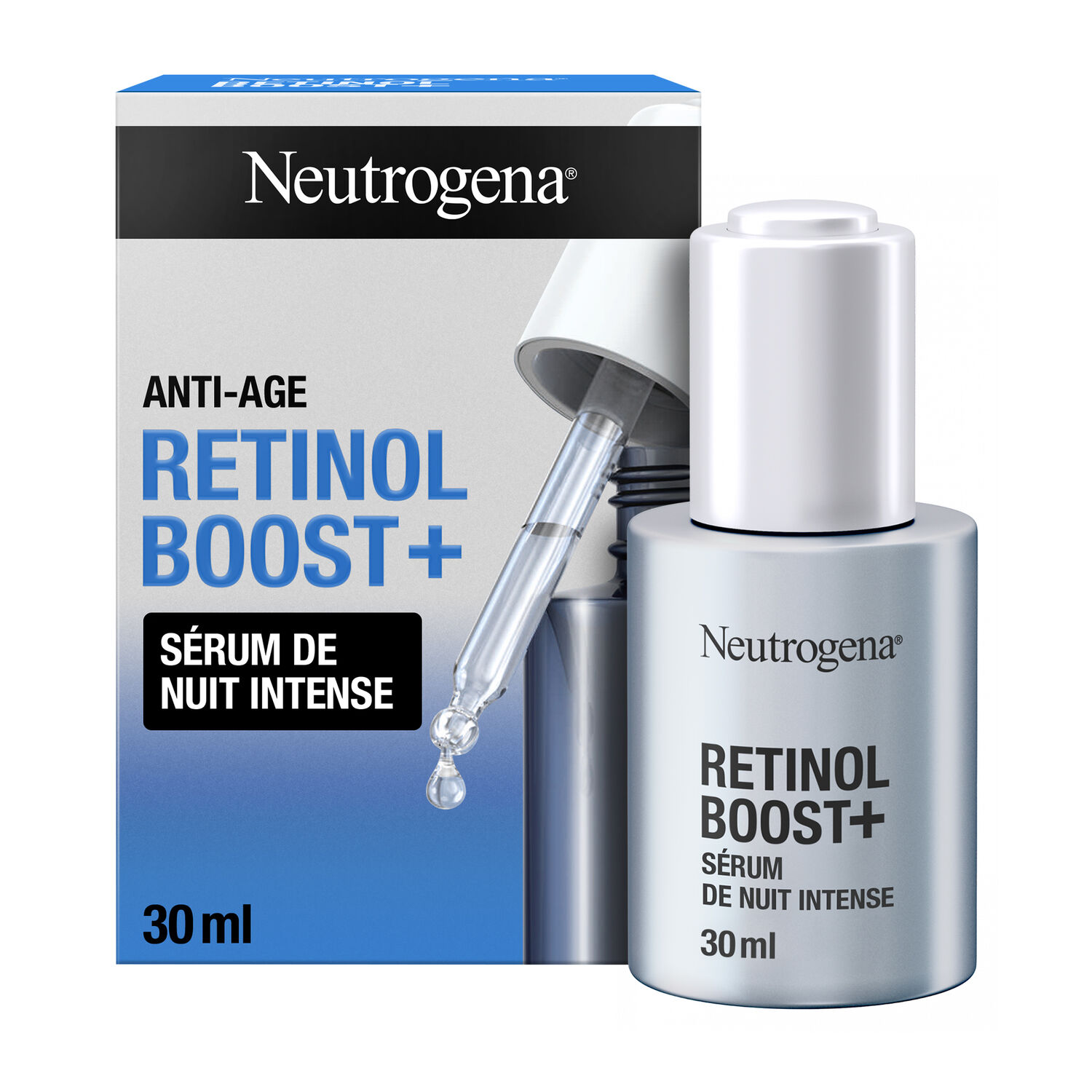 Retinol Boost - Sérum Visage de Nuit Anti-Rides Anti-Âge Intense 30ml