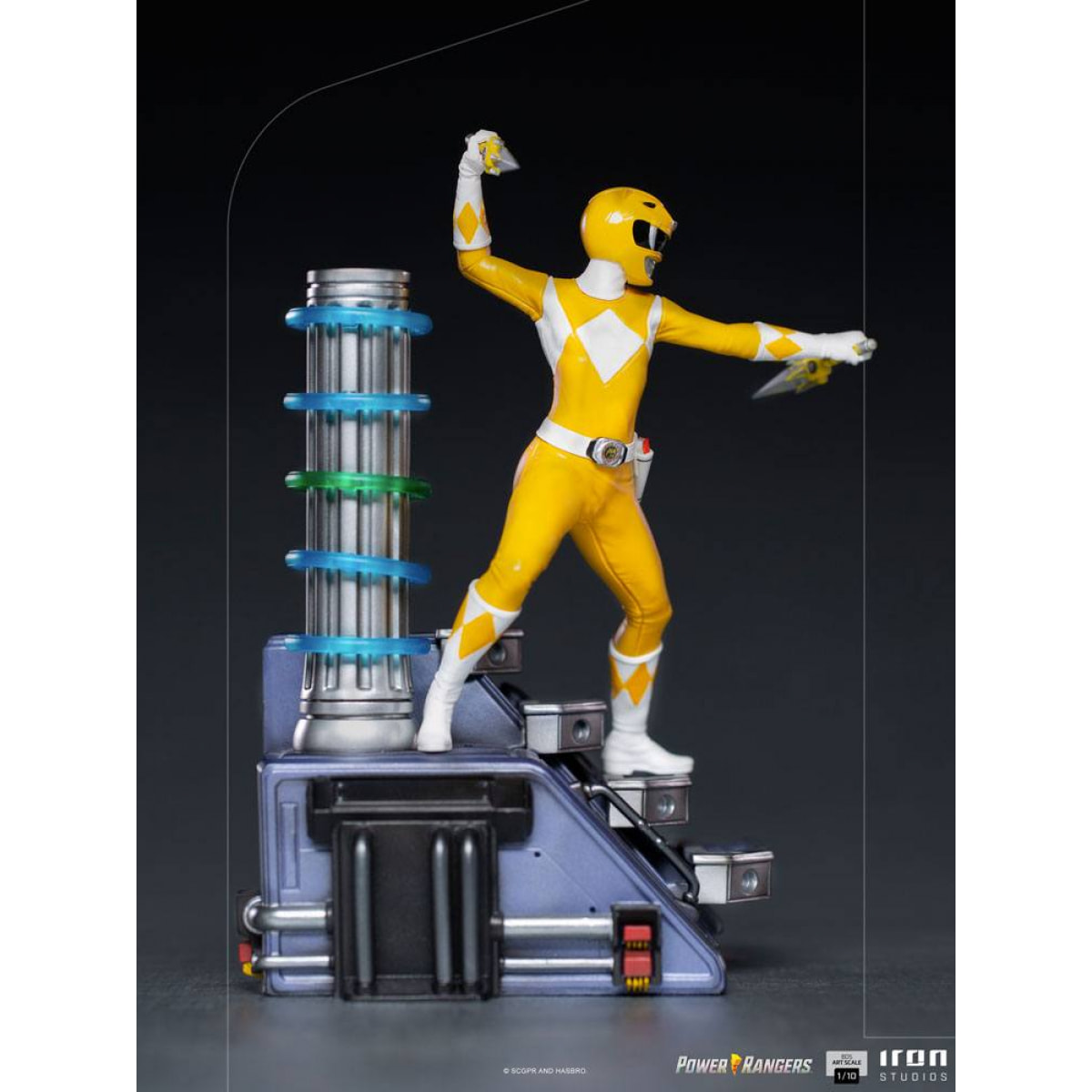 Power Rangers Bds Art Scale Statua 1/10 Yellow Ranger 19 Cm Iron Studios