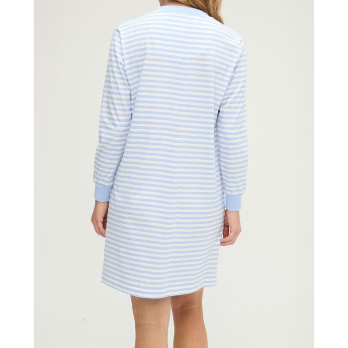 Camisón mujer de pico con rayas