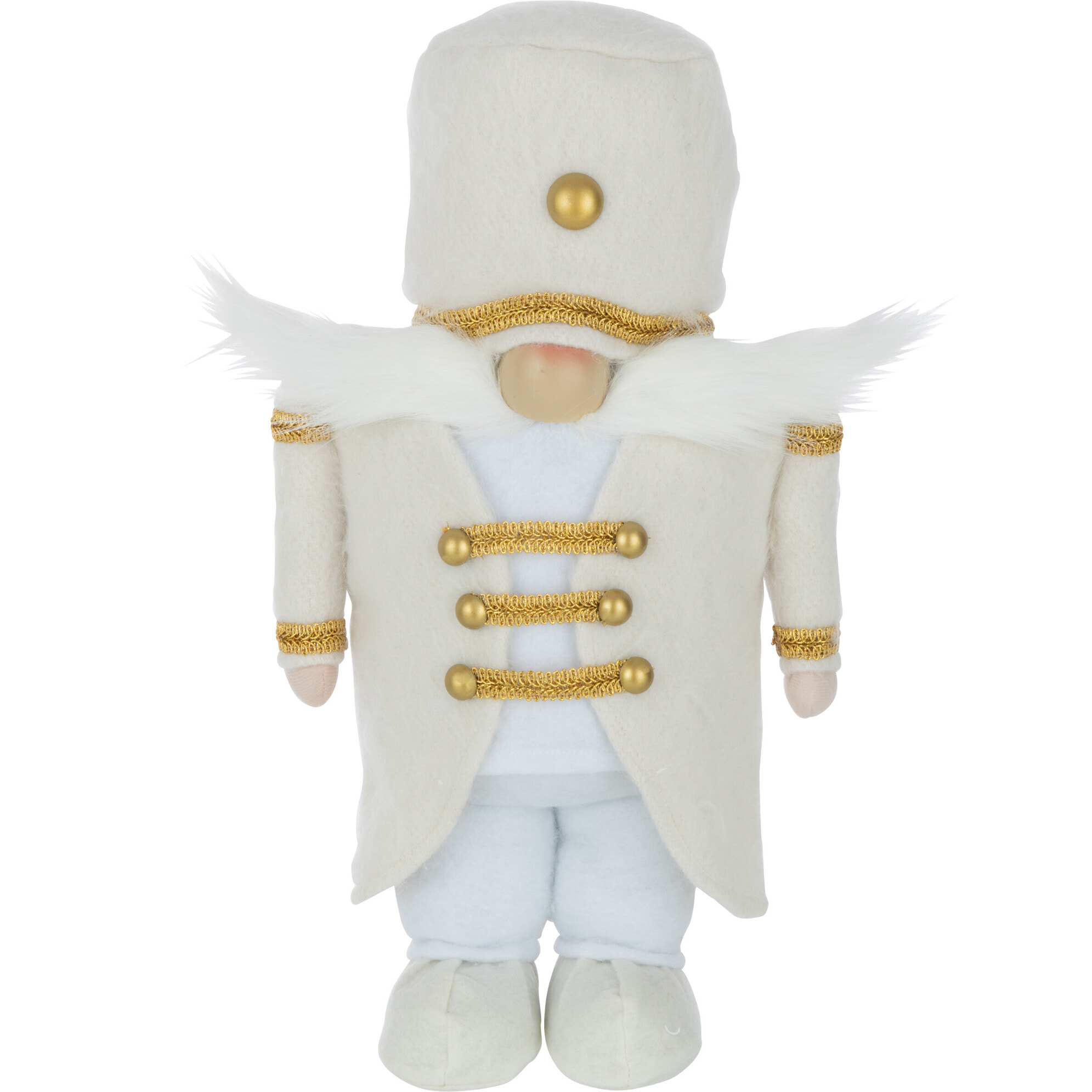 J-Line figurine Soldat - polyester - blanc/or - large