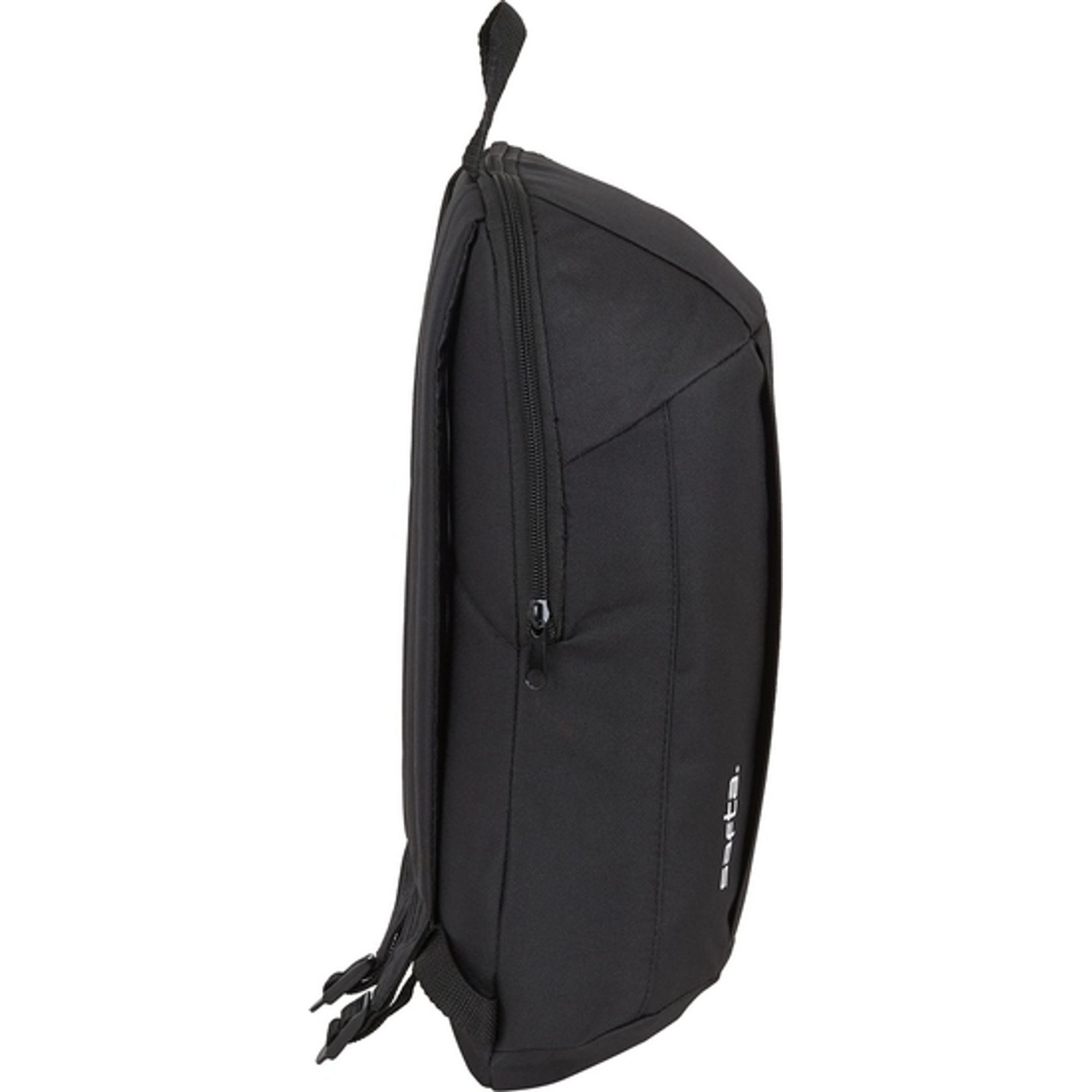 Mini mochila bolsillo vertical safta negro