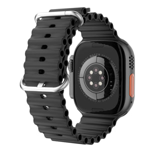 Cinturino Sea Band in silicone, compatibile con Apple Watch 42/44/45/49mm.