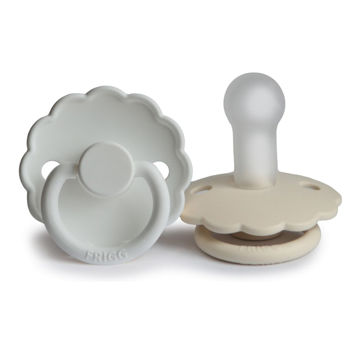 Frigg Pack 2 Chupetes Block Silicona Daisy