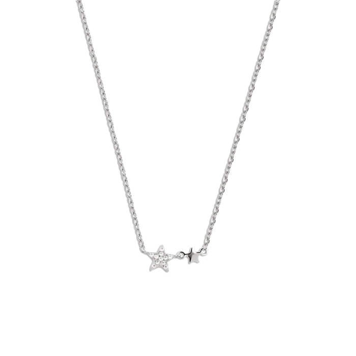 Collar Duo Stars Plata