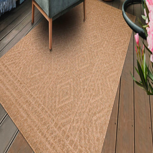 Tapis extérieur tissé kilim rectangle HERI