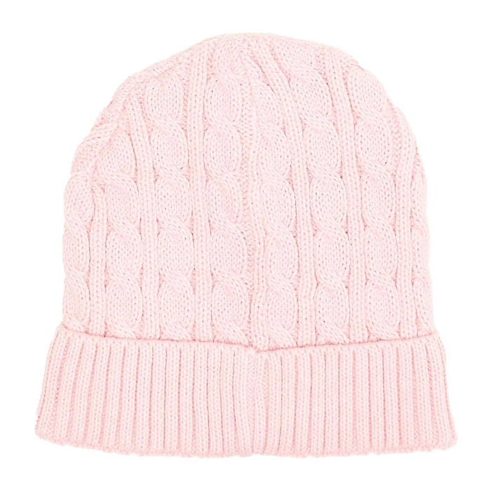 Gorro de mujer tricot trenzado "Basic"
