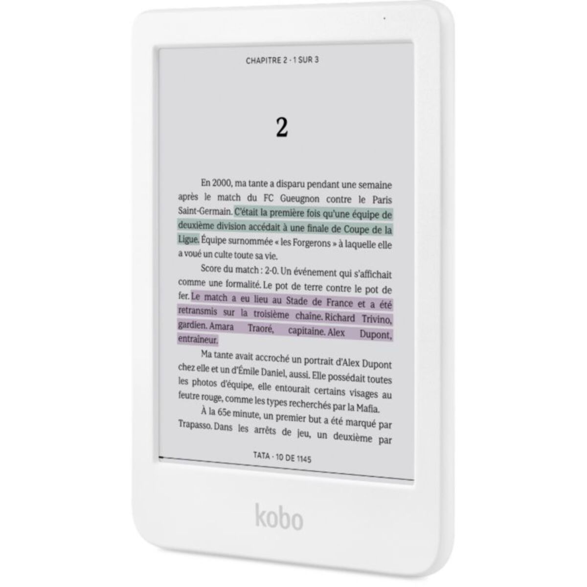 Liseuse eBook KOBO Clara Colour Blanche