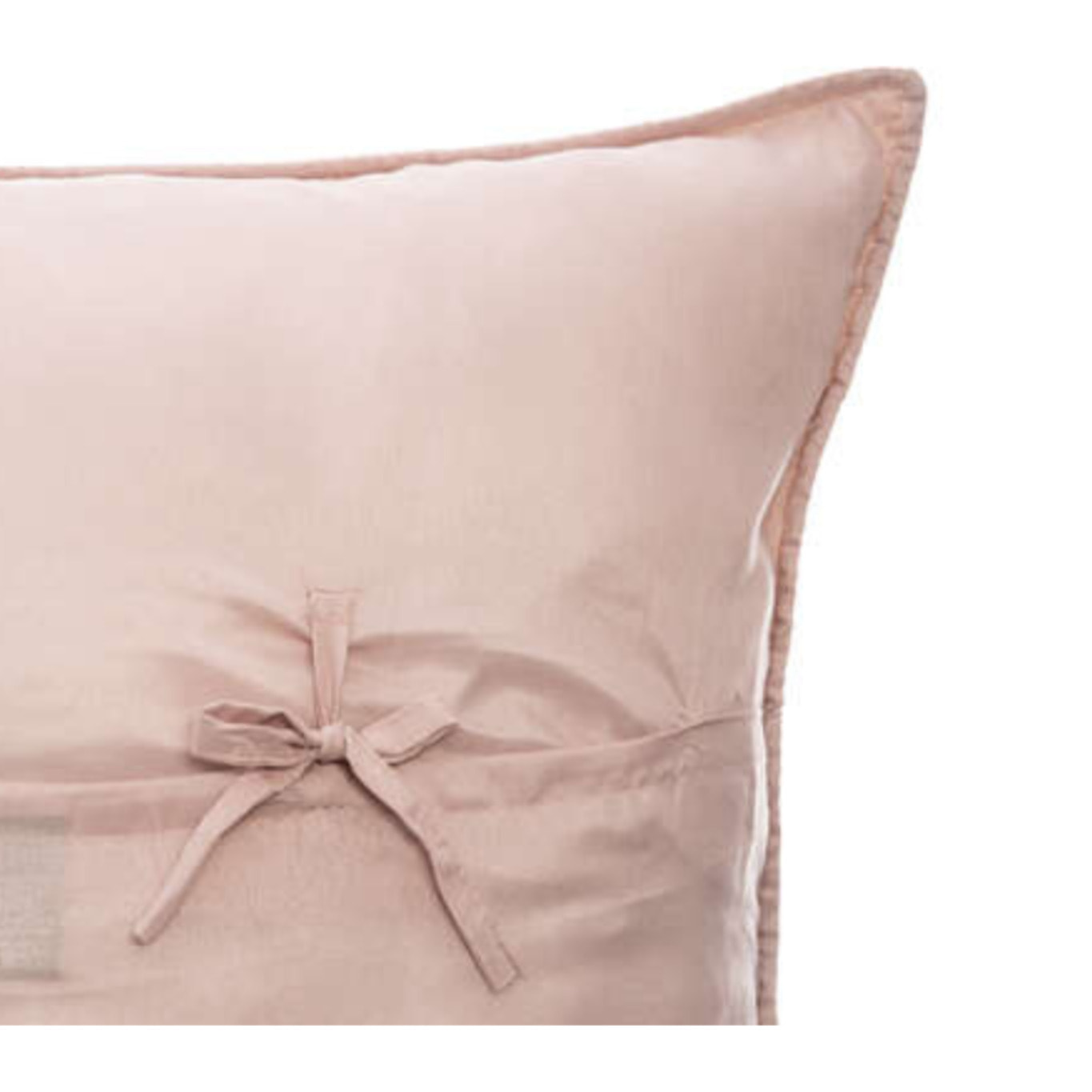 Couvre-lit et ses 2 taies assorties - Rose poudré