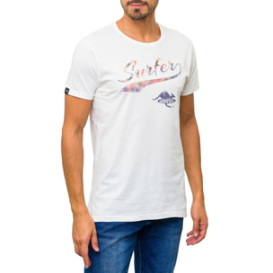 Camiseta de algodón 150 gr Hot Buttered Surfer Blanco