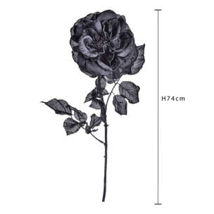 Rosa cabbage con glitter - Pezzi 12 - NERO - Bianchi Dino SpA