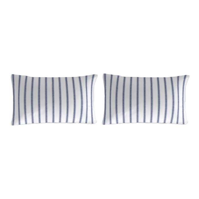 2 Fundas de almohada El Caballo 50x75 cm RAYA BASIC - 100% algodón -