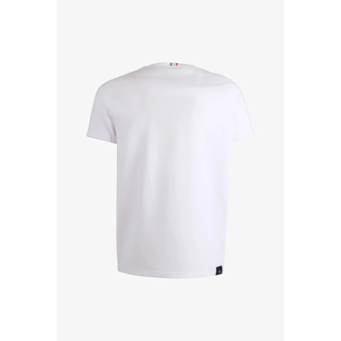 T-shirt Esercito bianca in cotone uomo