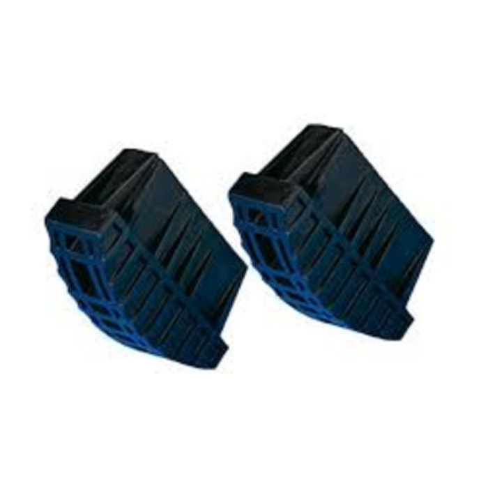 Paire de Sabot caoutchouc TUBESCA pour pied échelle 90 mm - 9007009