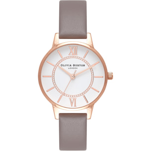 Reloj Olivia Burton OB16WD63 Mujer Analogico Cuarzo con Correa de Piel sintetica