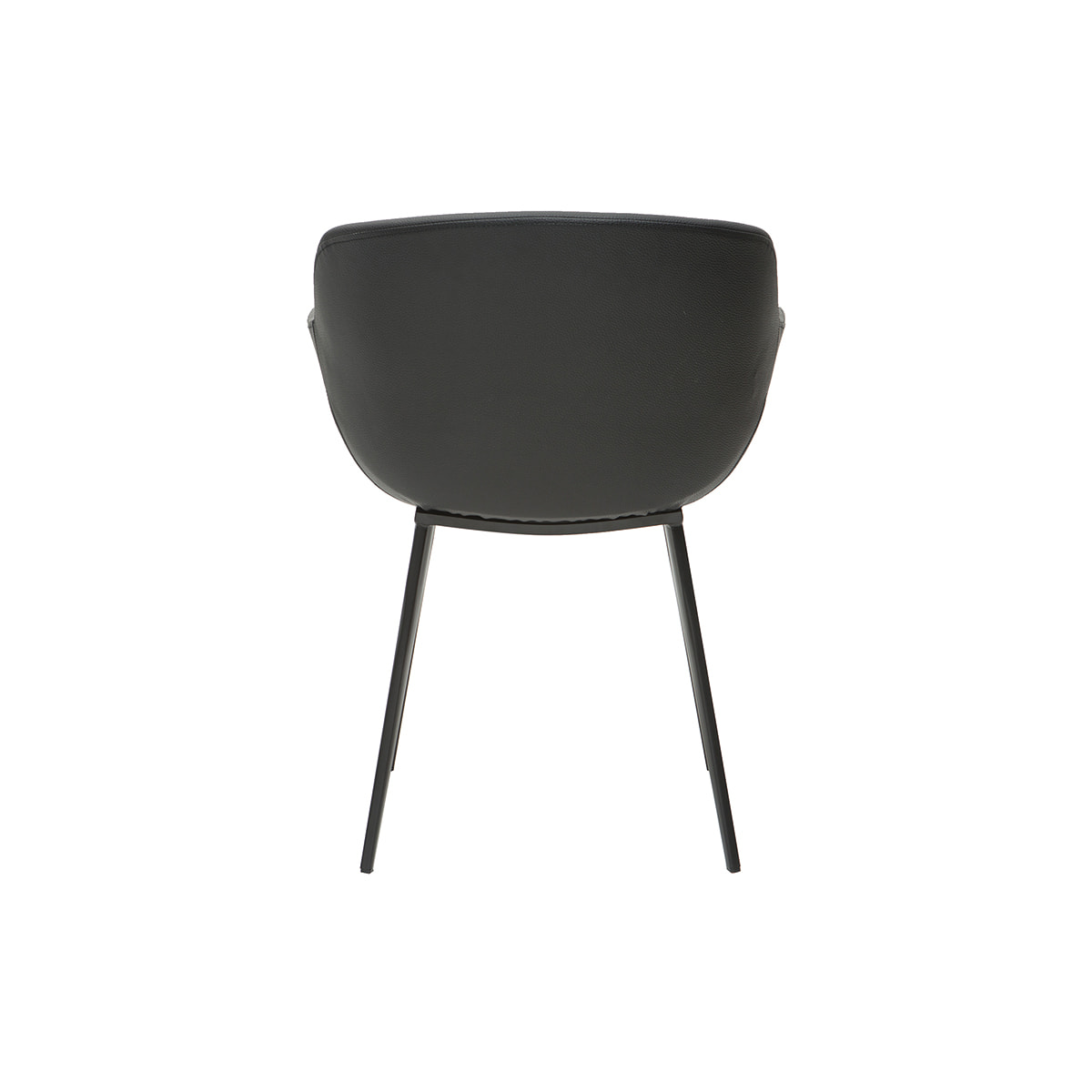 Chaises design noires (lot de 2) NERO