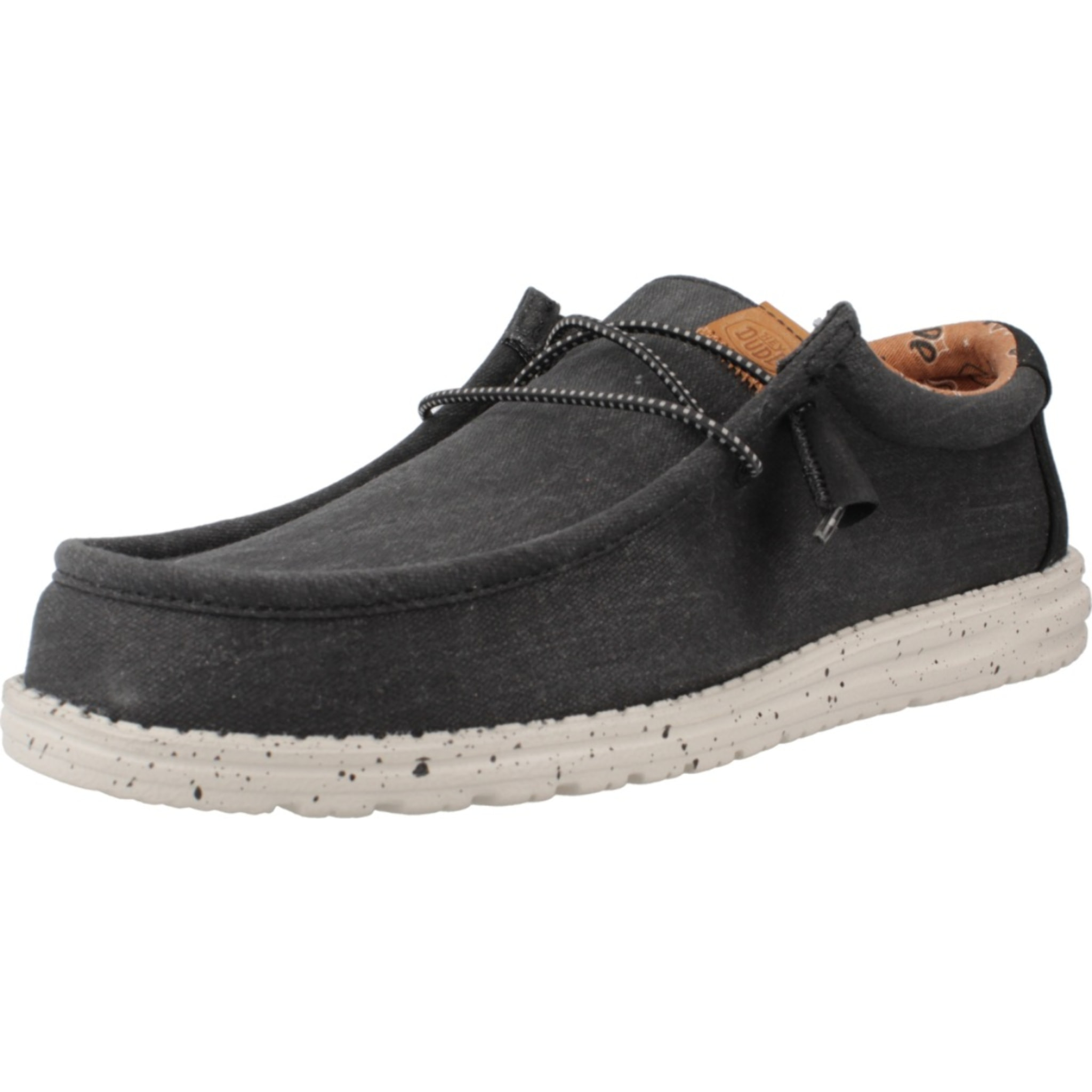 Informales Hombre de la marca HEY DUDE  modelo WALLY WASHED CANVAS Black