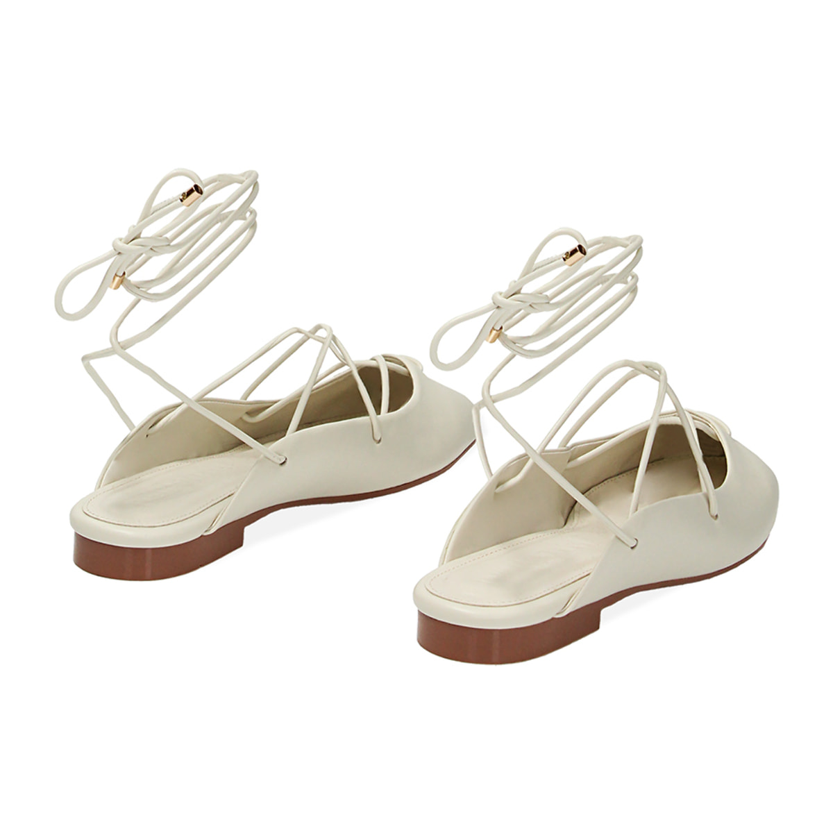 Bailarinas color crema