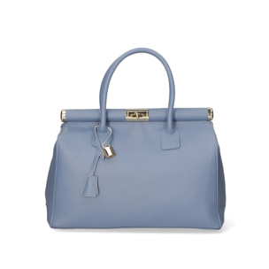 Borsa a mano da donna - Modello Aleria - Vera pelle - 35.0 x 26.0 x 16.0 cm