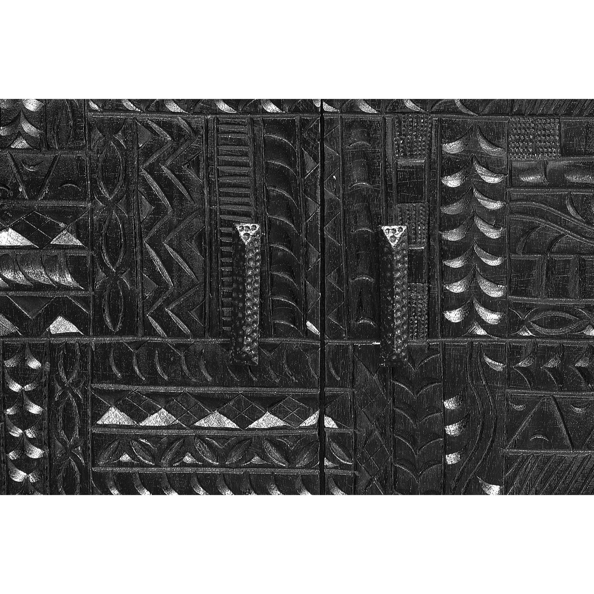 Mueble tv - madera de mango y hierro