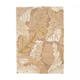 Tapis salon et chambre fait main en laine motif floral OLXE