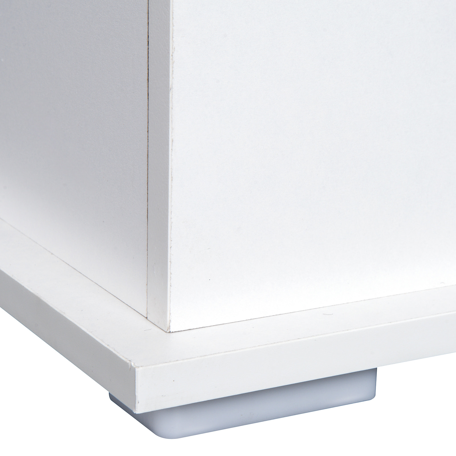 Coffre malle de rangement coffre à jouets dim. 100L x 40l x 40H cm panneaux particules blanc