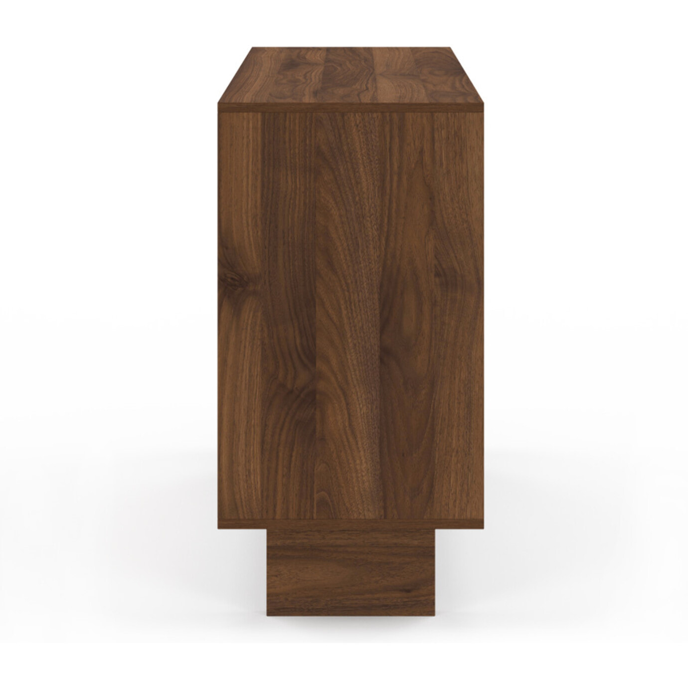 Commode Yumi 6 tiroirs en bois effet noyer