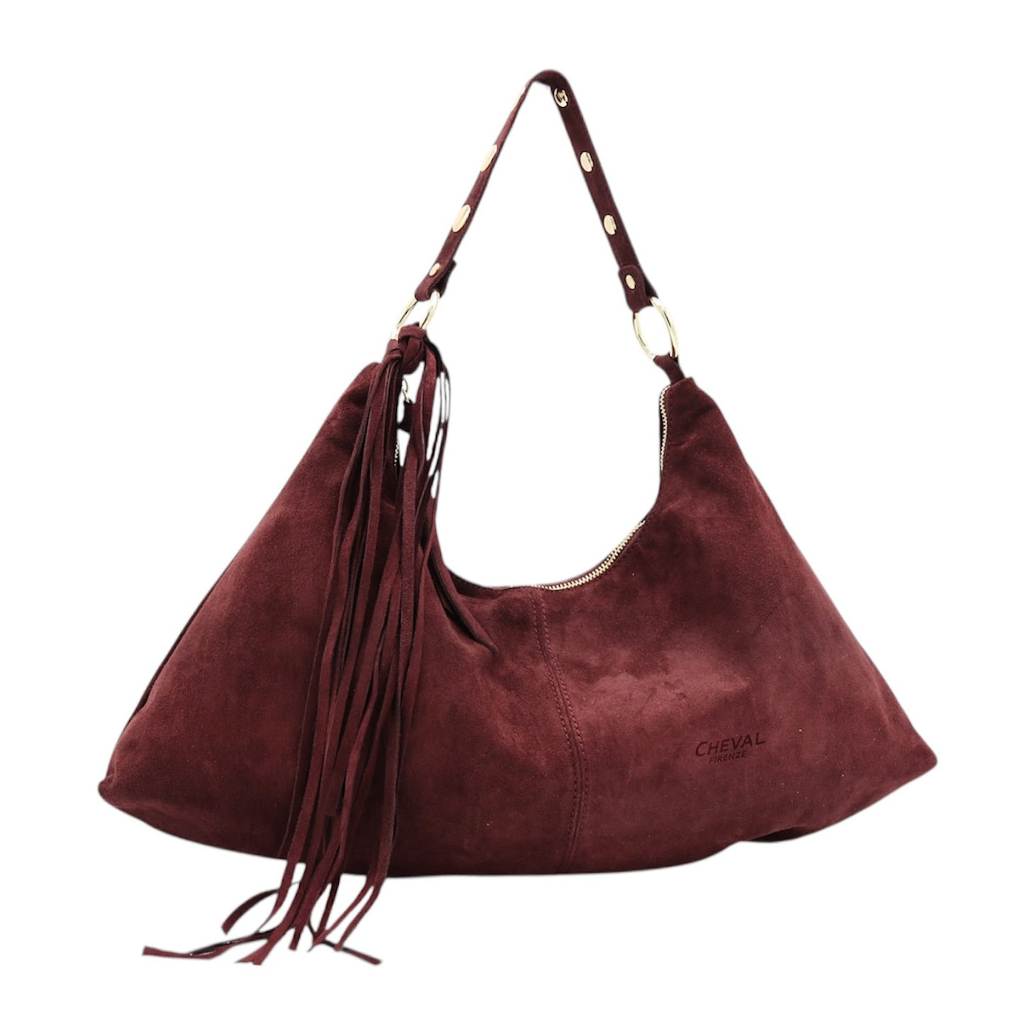 Bolso de hombro Cheval Firenze Petunia Burdeos