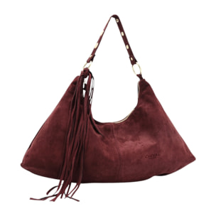 Bolso de hombro Cheval Firenze Petunia Burdeos