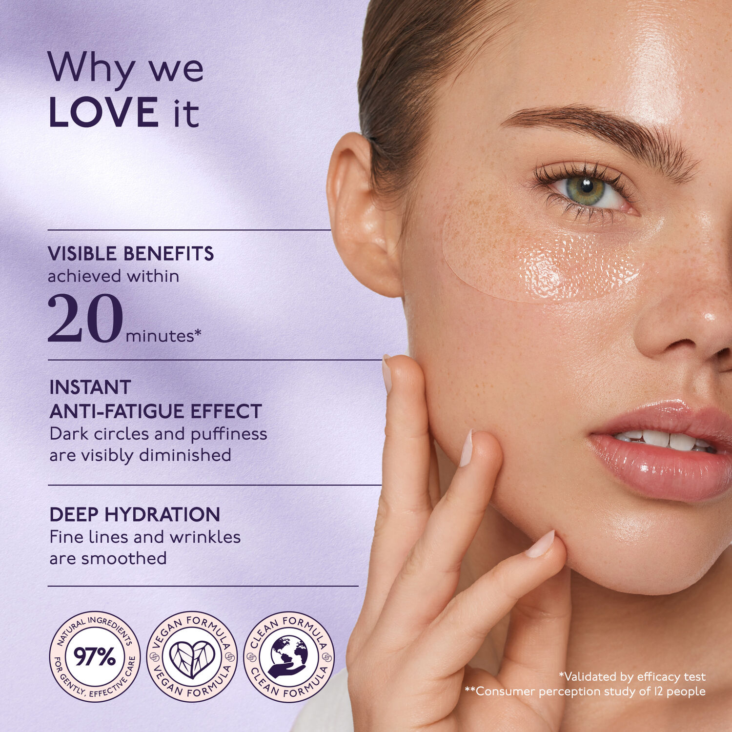 Hyaluronic Flash Eye Patch - Paire De Patchs Yeux Hydrogel