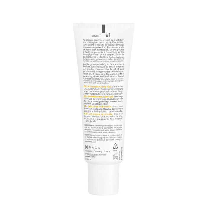 Photoderm M - Gel-Crème Clarifiante Dorée - Anti-Récidive - SPF50+ 40 ml