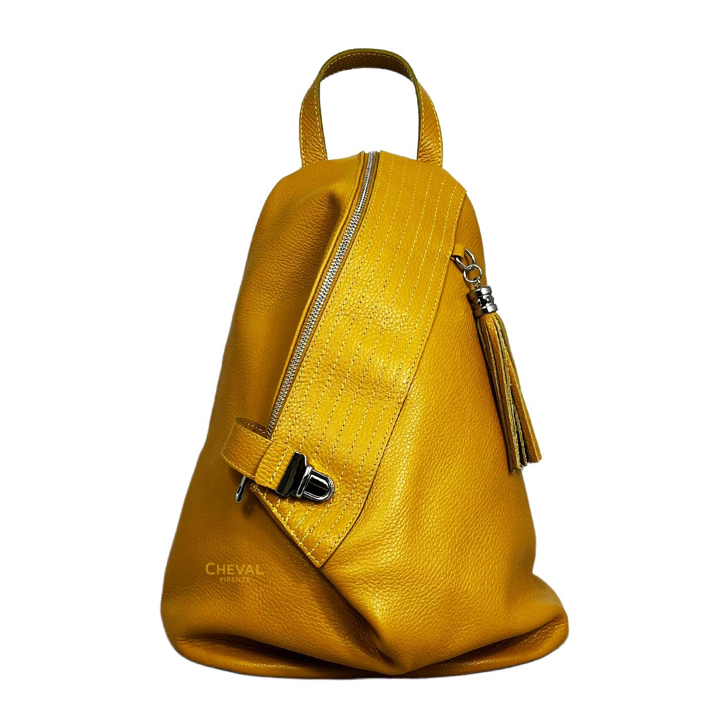 Mochila Cheval Firenze Nettuno Amarillo Mostaza