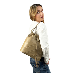 Bolso de hombro Cheval Firenze Nicole Gris Pardo