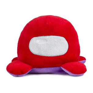 Among Us peluche reversibile con 2 facce, 16 cm.