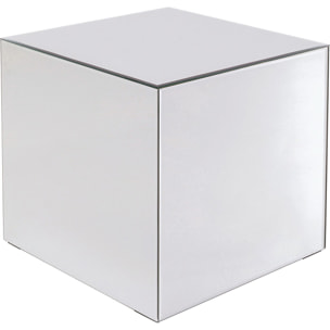 Table d'appoint Luxury 45x45cm argent Kare Design