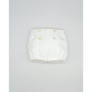 BERMUDA GOMAS LINO ELÁSTICO CRUDO