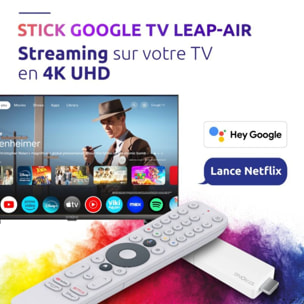 Passerelle multimédia STRONG LEAP-AIR Stick Google TV 4K Chromecast