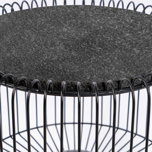 Table basse PUNO Fait à la main en Marbre