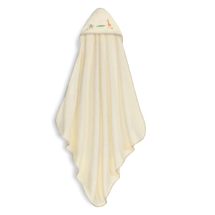 Capa Baño 1X1 Mod Savanna Bordado+ Gorro Beig
