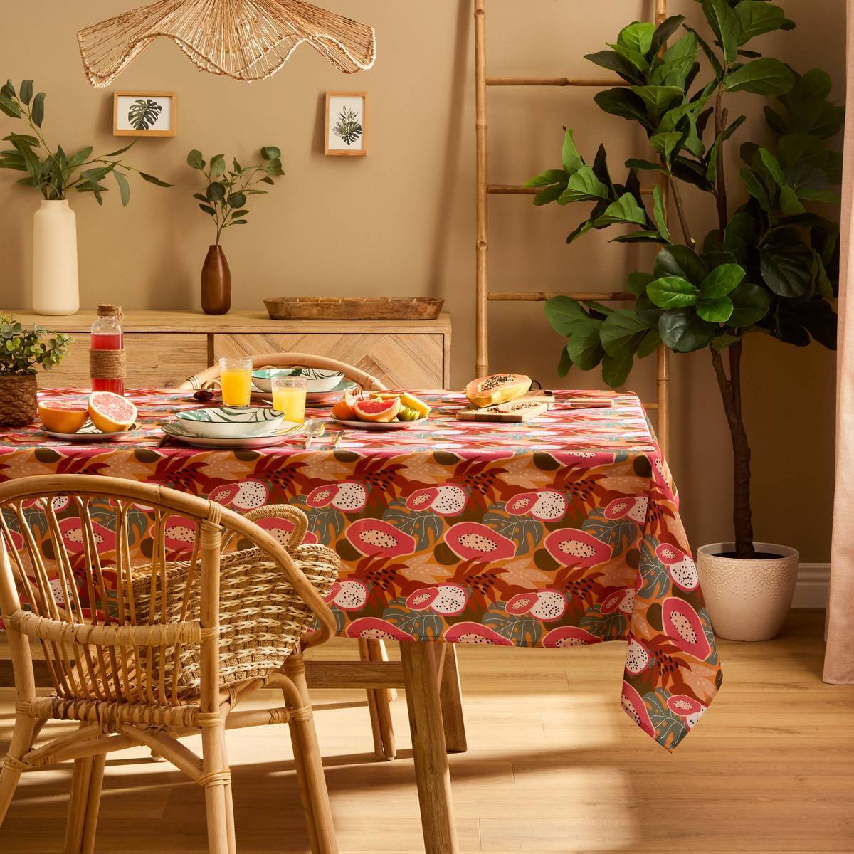 Nappe Tropical 240x140cm imprimé tropical
