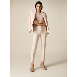 Oltre - Pantaloni in tessuto tecnico - Beige