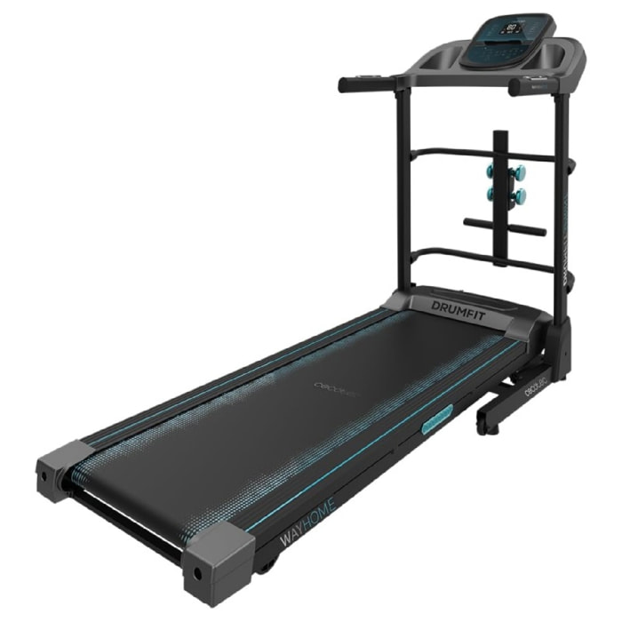 Cecotec Tapis de Course Pliable DrumFit WayHome 1700 Sprint. 900 W, 1-17 km/h, 1