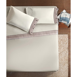 Completo letto Naturale IPERSAN Puro Cotone Rigato