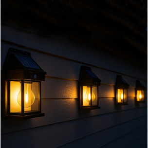 4 Applique solaire sensor SUNFLARE 100LM