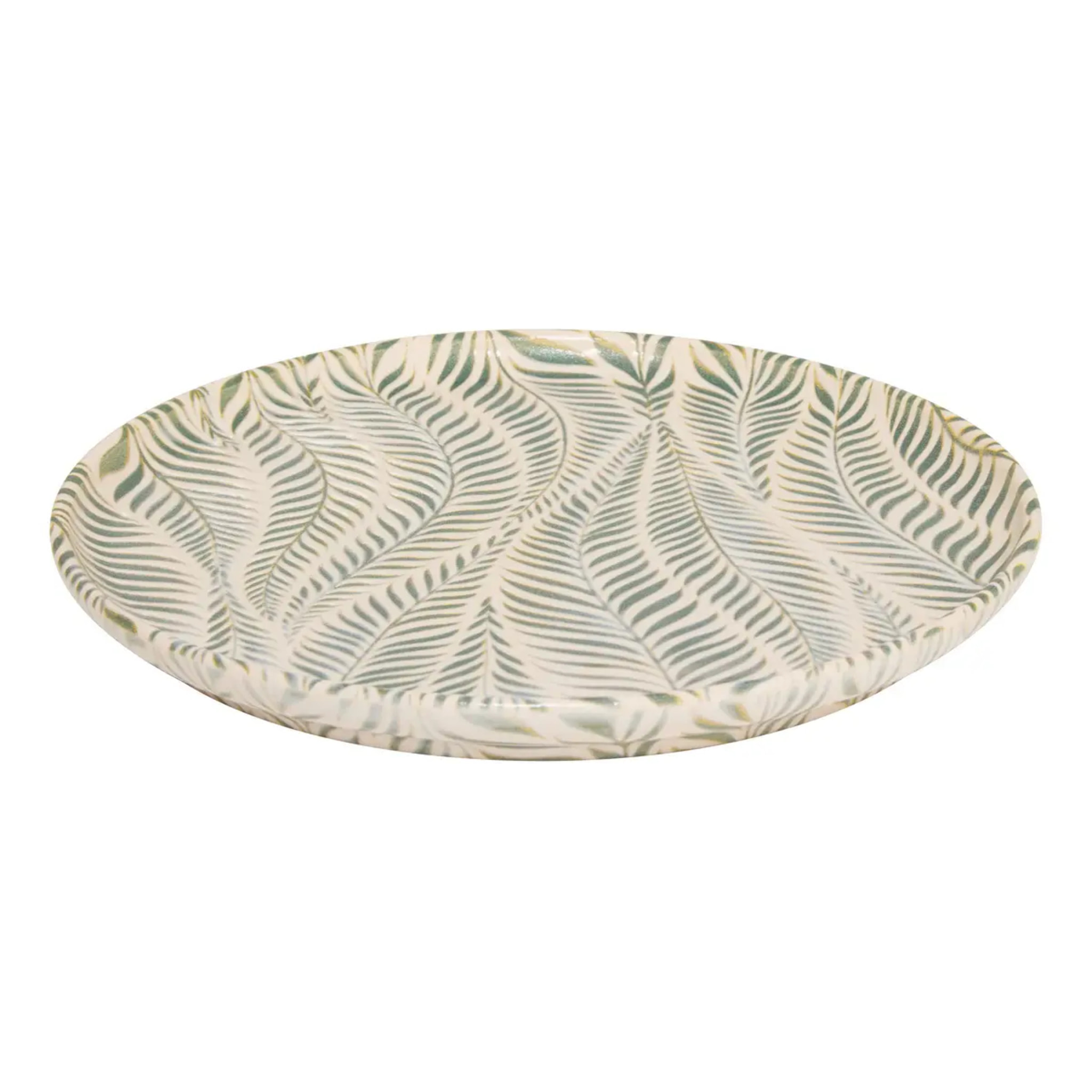 Assiette dessert Gina D22cm vert