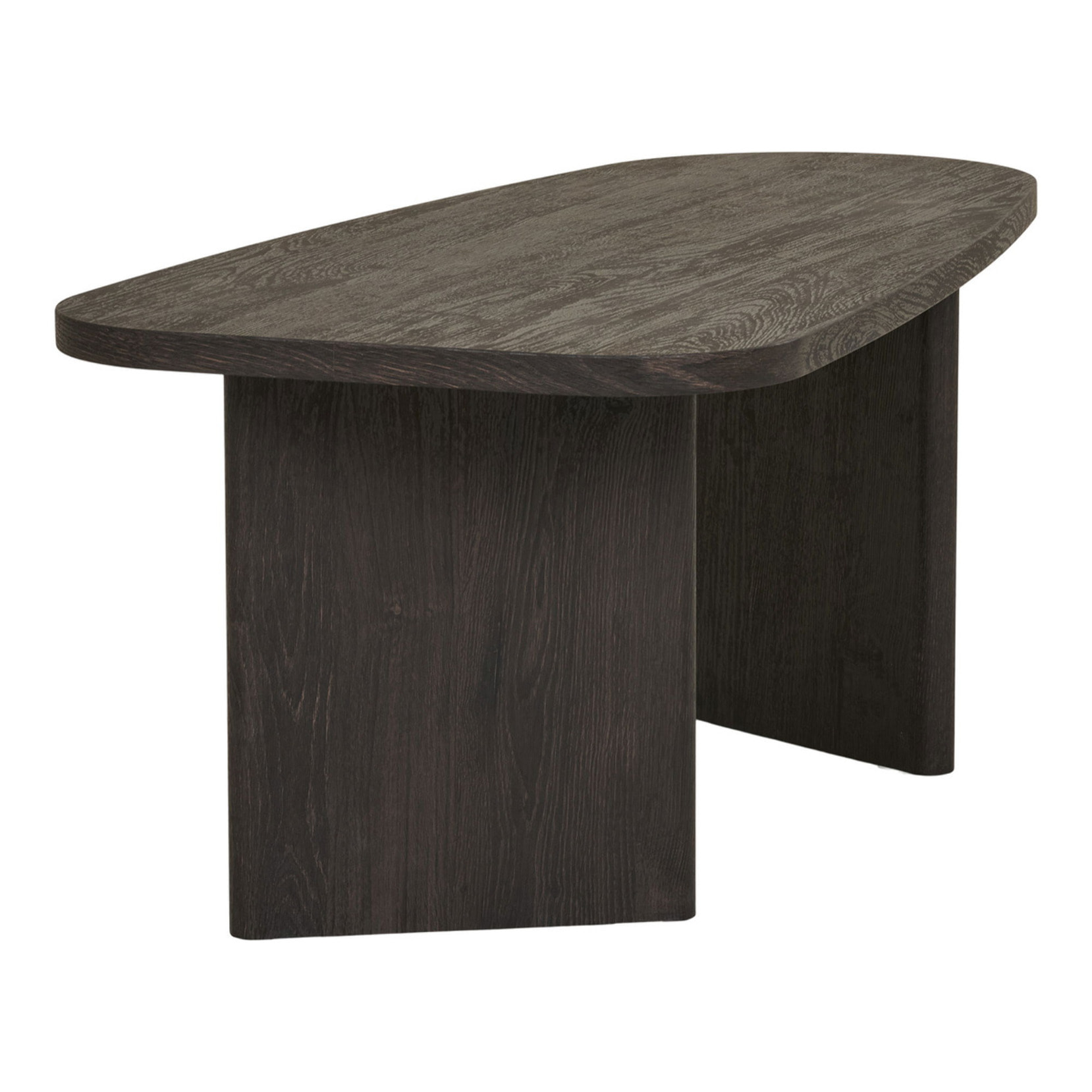 Melo - Tavolino da salotto in MDF marrone scuro 100x50x41 cm