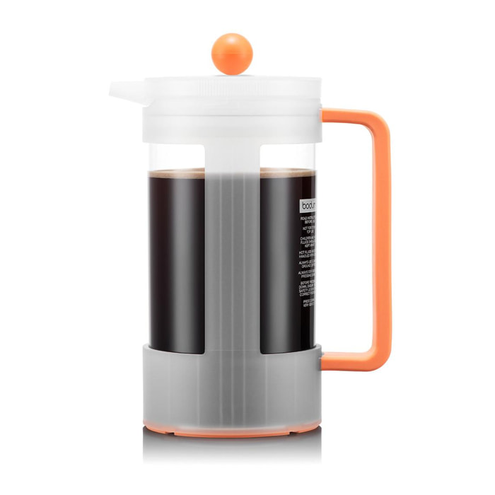 BEAN: Cafetière à piston durable, avec couvercle extra, 8 tasses, 1.0 l 1.0 L