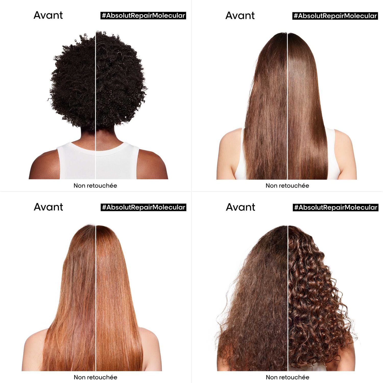 Absolut Repair Molecular - Shampooing Réparateur pour Tous Types de Cheveux Abîmés 100 ml