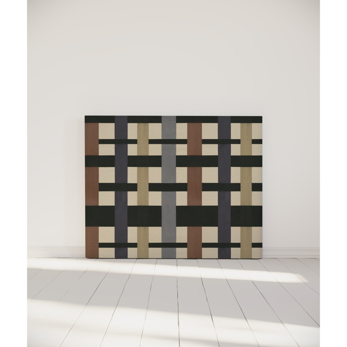 Tête de lit Chassé croisé | Coloris Bleu | Largeur au choix