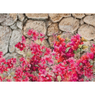 Tappeto Passatoia Cucina Sprinty Disegno Bouganville