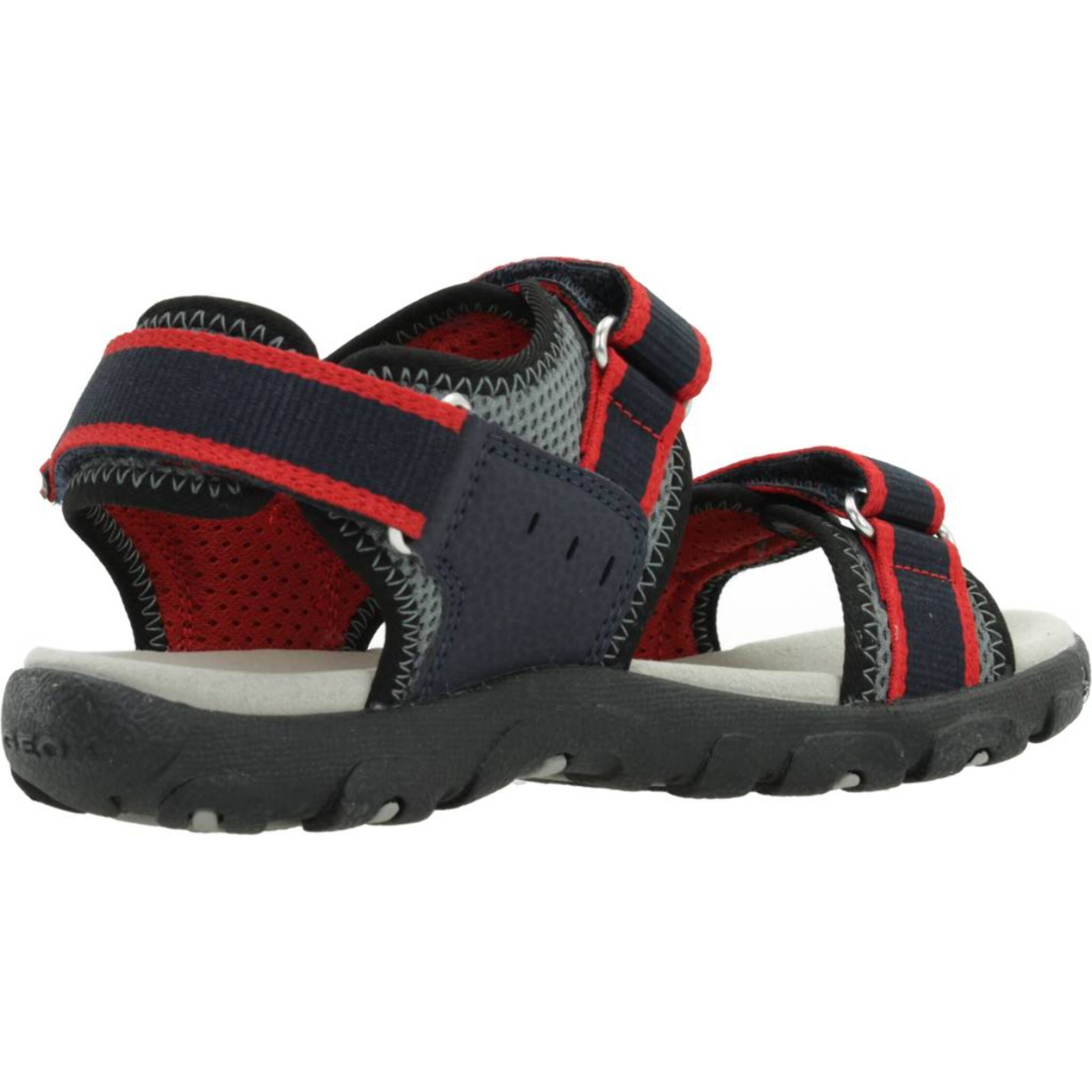 Sandalias Niño de la marca GEOX  modelo JR SANDAL STRADA A ROJO